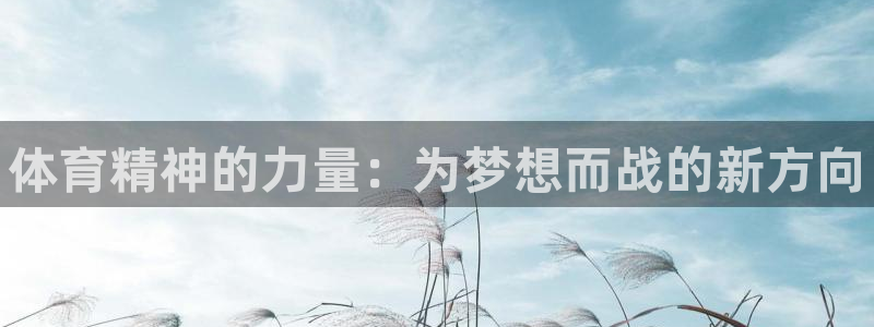 凯发官方正版app娱乐网站：体育精神的力量：为梦想而战的新方