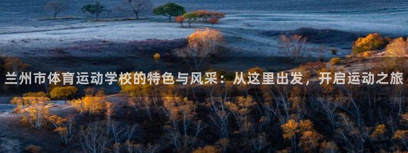 德国凯发官方正版app集团:兰州市体育运动学校的特色与风采: